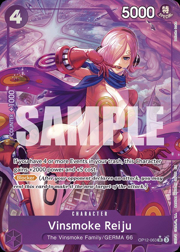 Vinsmoke Reiju OP12-063 Crop image Wallpaper