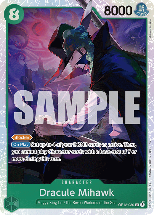 Dracule Mihawk OP12-030 Full hd image