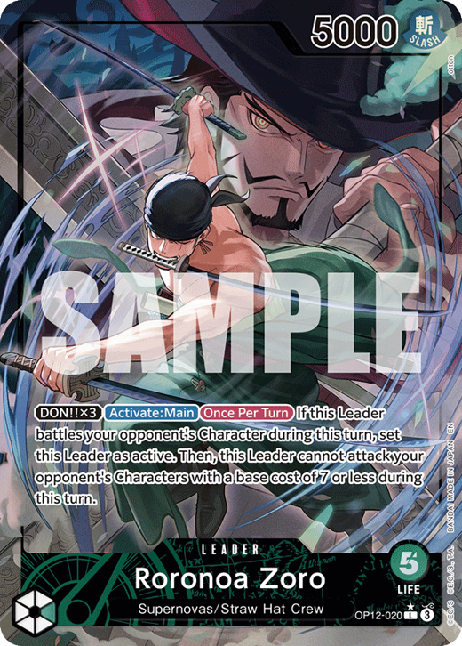 Roronoa Zoro OP12-020 Full hd image