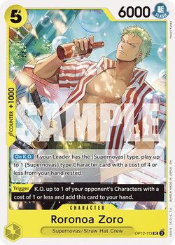 Roronoa Zoro OP12-113