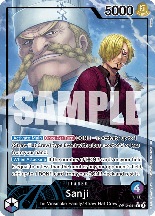 Sanji OP12-041 Full hd image