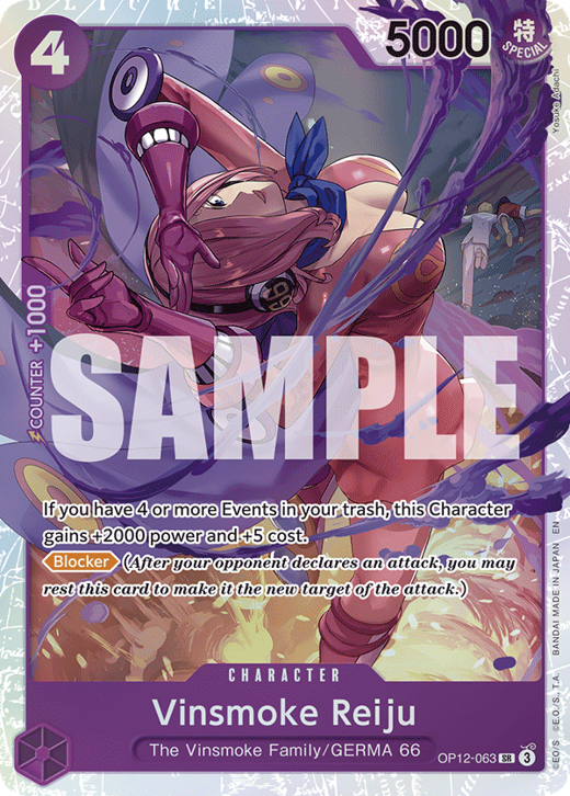 Vinsmoke Reiju OP12-063 Full hd image