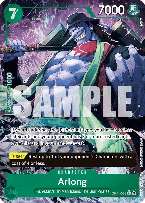 Arlong OP11-023 Crop image Wallpaper