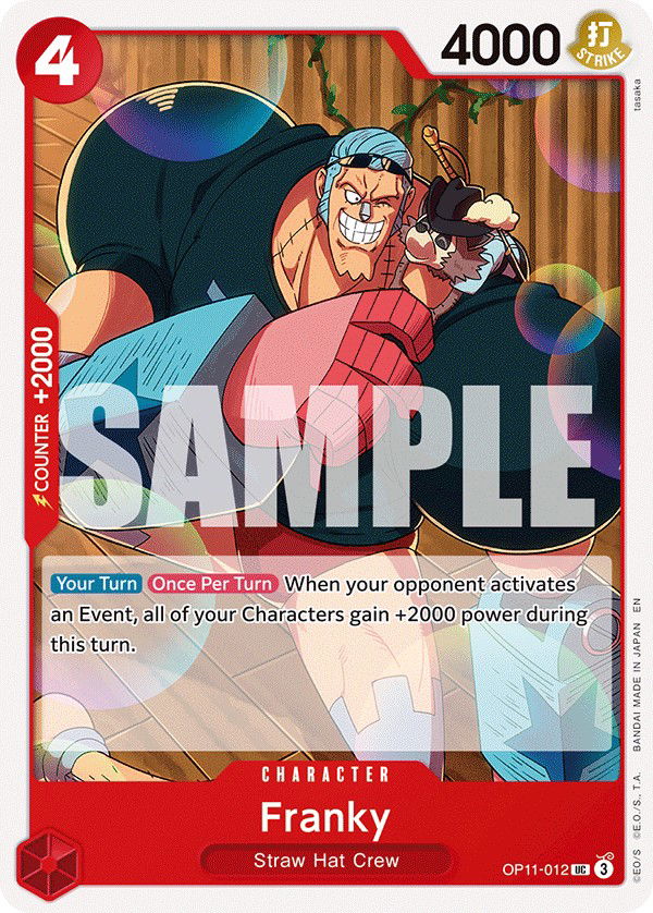 Franky OP11-012 Crop image Wallpaper