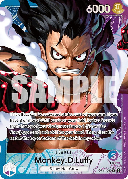 UP Luffy deck image