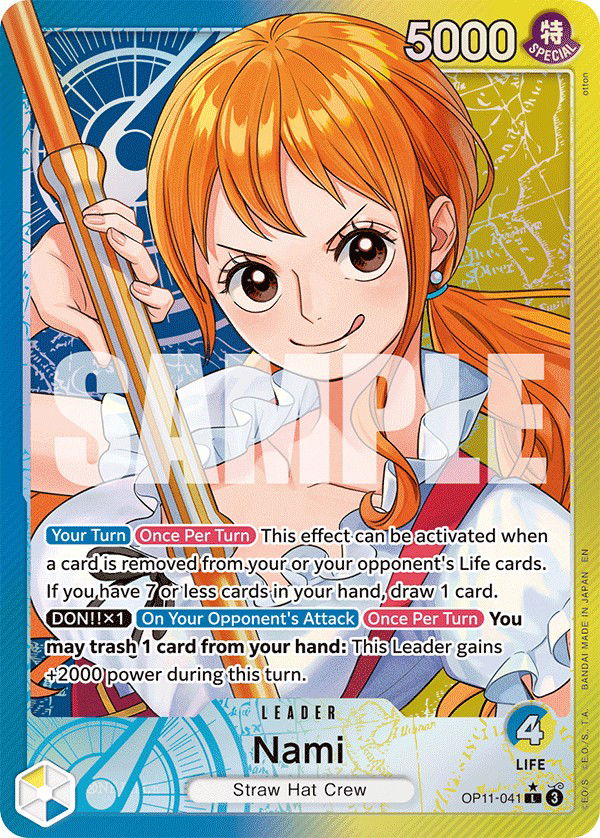 Nami OP11-041 Crop image Wallpaper