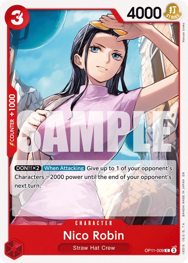 Nico Robin OP11-009 Crop image Wallpaper