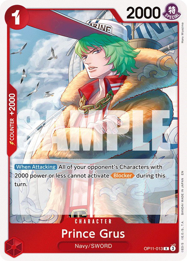 Prince Grus OP11-013 Crop image Wallpaper