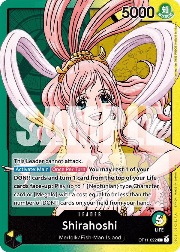 Shirahoshi OP11-022 Crop image Wallpaper