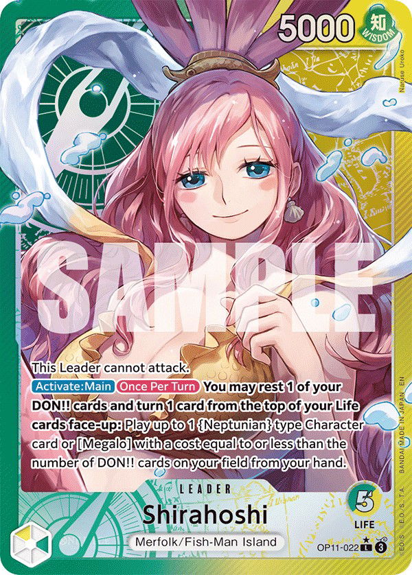 Shirahoshi OP11-022 Crop image Wallpaper