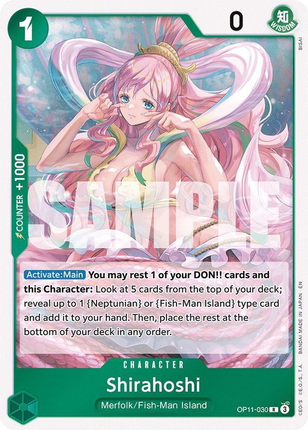 Shirahoshi OP11-030 Crop image Wallpaper