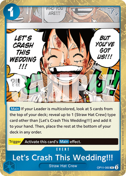 Let's Crash This Wedding!!! OP11-060