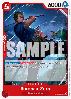 Roronoa Zoro OP11-016 image