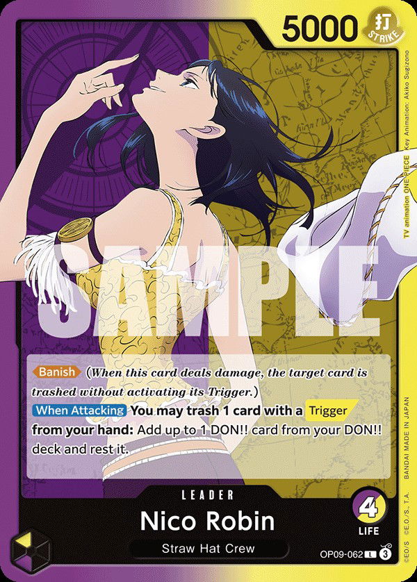 Nico Robin OP09-062 Crop image Wallpaper