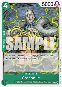 Crocodile OP09-025 image