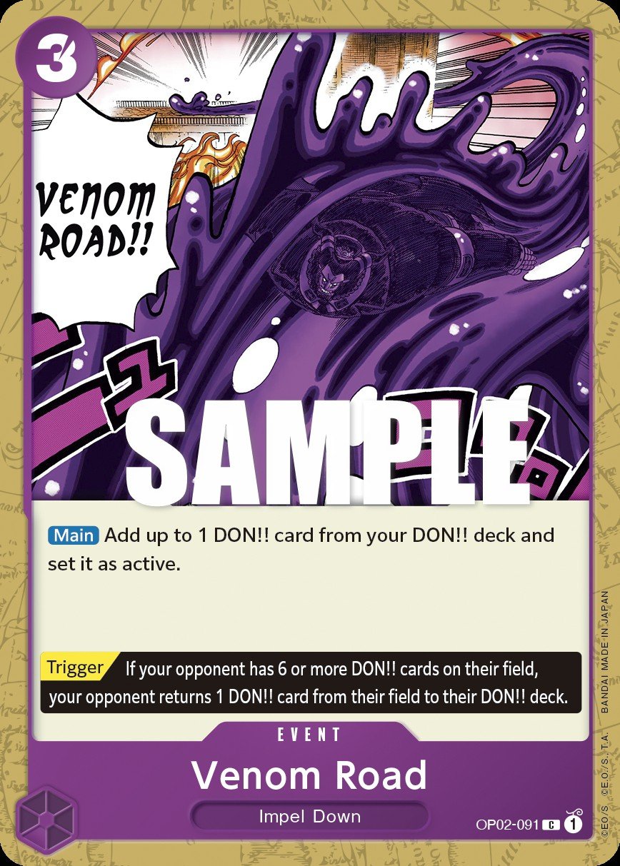 Venom Road OP02-091 Crop image Wallpaper