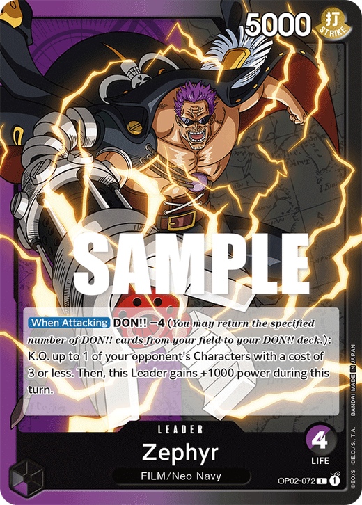 Zephyr OP02-072 | One Piece TCG onepiece 牌