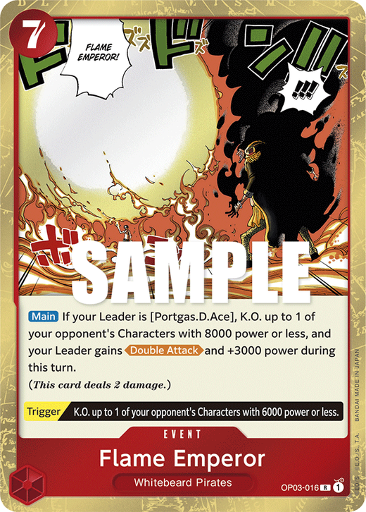 Flame Emperor OP03-016 | One Piece TCG onepiece Cards