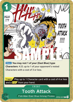 Tooth Attack OP03-037 image