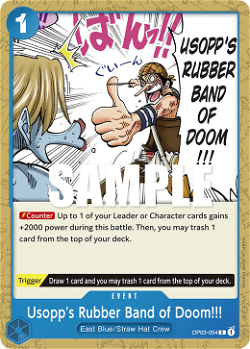 Usopp's Rubber Band of Doom!!! OP03-054 image