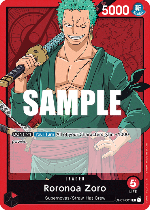 Roronoa Zoro OP01-001 image