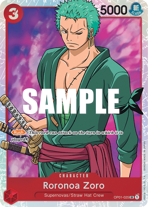 Roronoa Zoro OP01-025 image