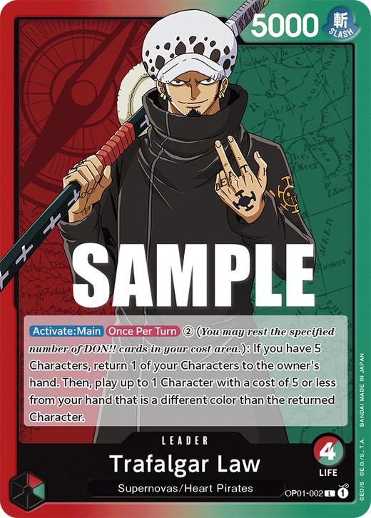 Trafalgar Law OP01-002 image