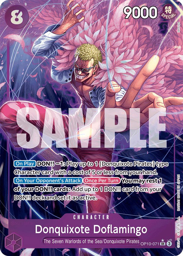 Donquixote Doflamingo OP10-071 Crop image Wallpaper