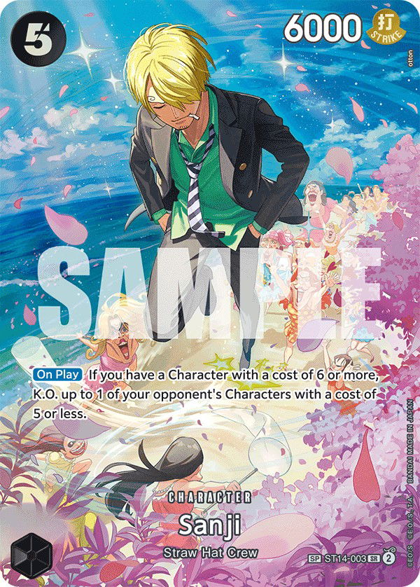 Sanji ST14-003 Crop image Wallpaper