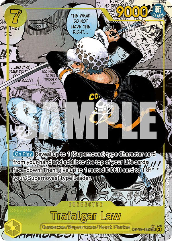 Trafalgar Law OP10-119 Crop image Wallpaper