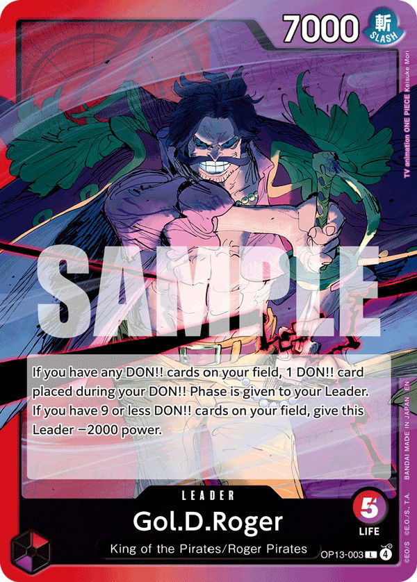 Gol.D.Roger OP13-003 Crop image Wallpaper
