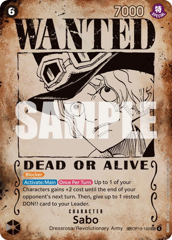 Sabo OP13-120 Crop image Wallpaper