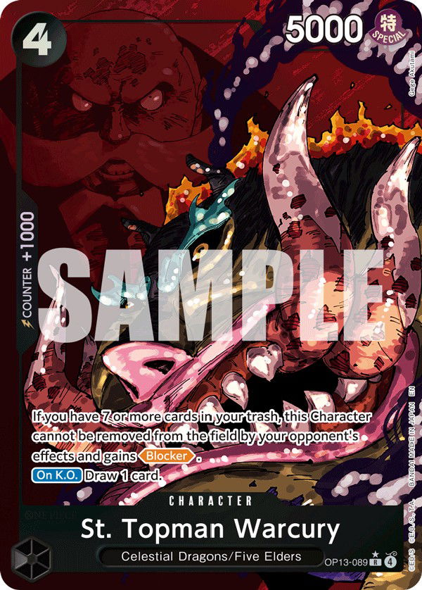 St. Topman Warcury OP13-089 Crop image Wallpaper