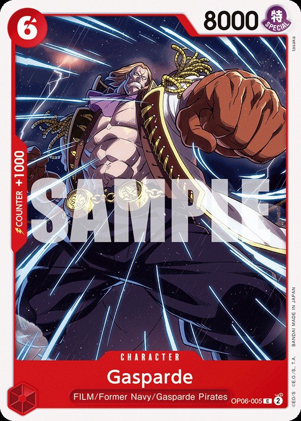 Gasparde OP06-005 | One Piece TCG onepiece Cards