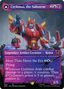 Cyclonus, the Saboteur // Cyclonus, Cybertronian Fighter