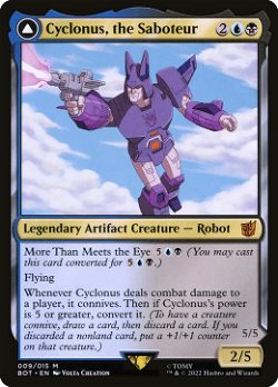 Cyclonus, the Saboteur // Cyclonus, Cybertronian Fighter
破坏者赛克隆纳 // 赛克隆纳，塞伯坦战士
