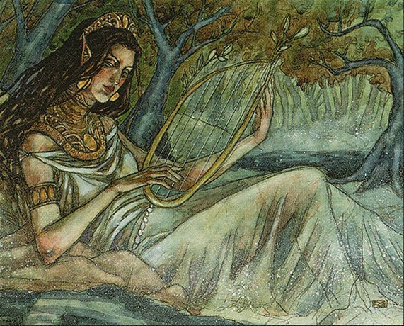 Elvish Lyrist Crop image Wallpaper