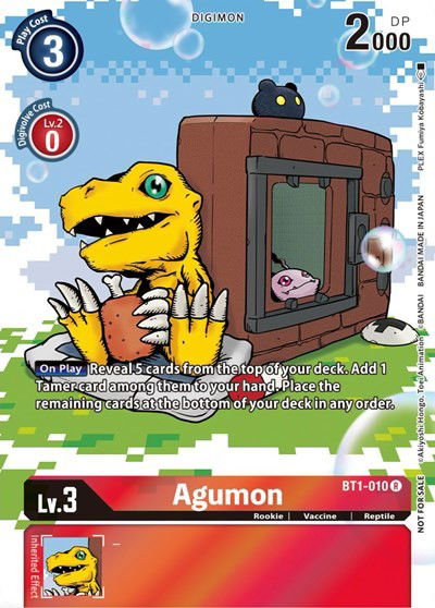 Agumon - BT1-010 Crop image Wallpaper