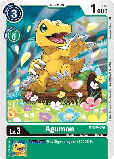 Agumon - BT2-043 Crop image Wallpaper