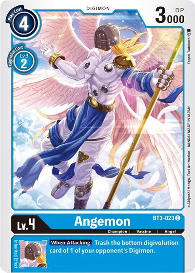 Angemon - BT3-023 Crop image Wallpaper