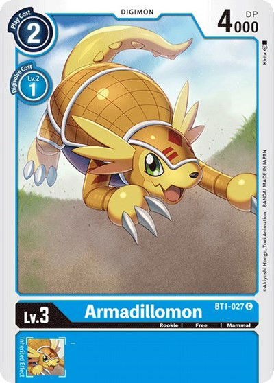 Armadillomon - BT1-027 Crop image Wallpaper