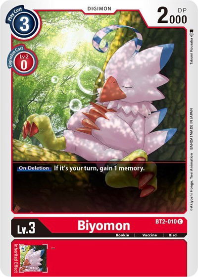 Biyomon - BT2-010 Crop image Wallpaper