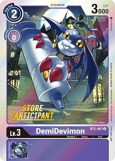 DemiDevimon - BT2-067 Crop image Wallpaper