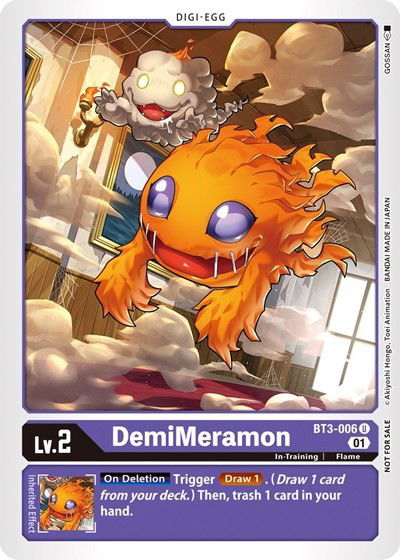 DemiMeramon - BT3-006 Crop image Wallpaper