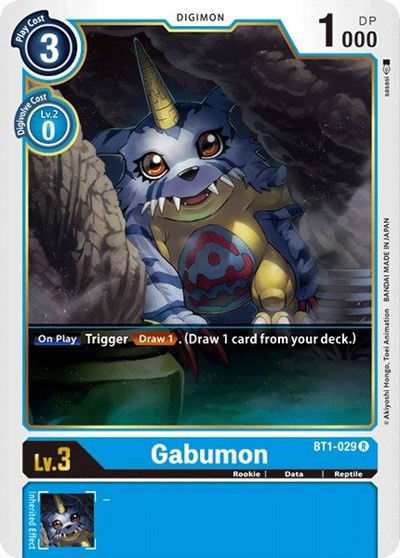 Gabumon - BT1-029 Crop image Wallpaper