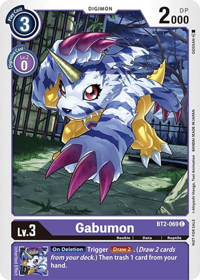 Gabumon - BT2-069 Crop image Wallpaper