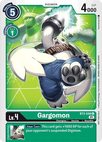 Gargomon - BT3-048 Crop image Wallpaper