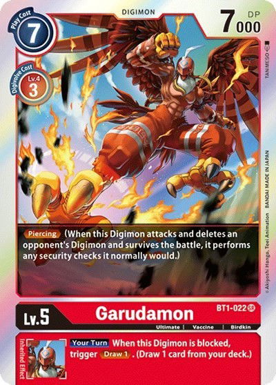 Garudamon - BT1-022 Crop image Wallpaper