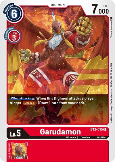 Garudamon - BT2-015 Crop image Wallpaper