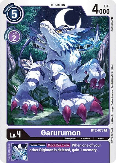 Garurumon - BT2-073 Crop image Wallpaper